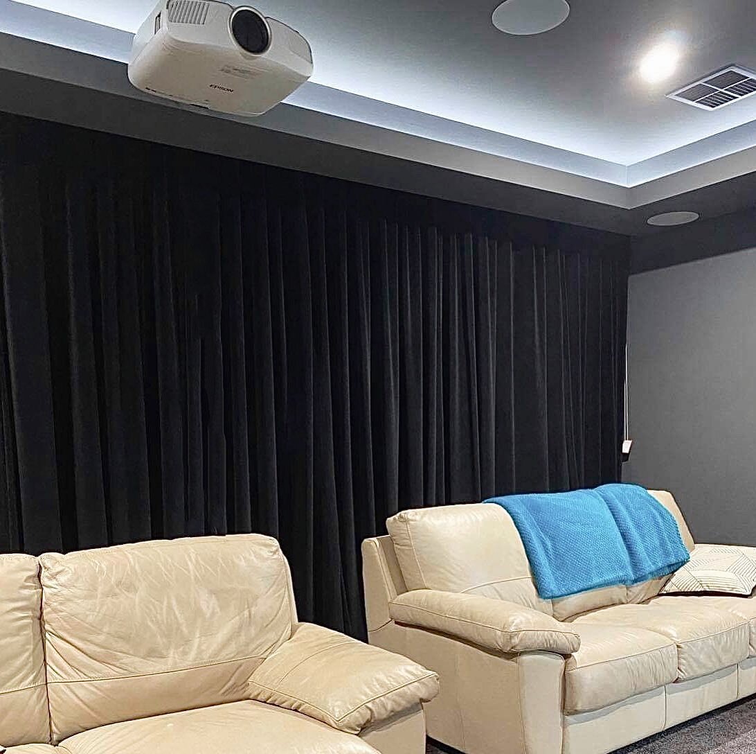Luxurious Velvet for this theatre room 🙌 

We absolutely loved seeing these installed in this beautiful home!