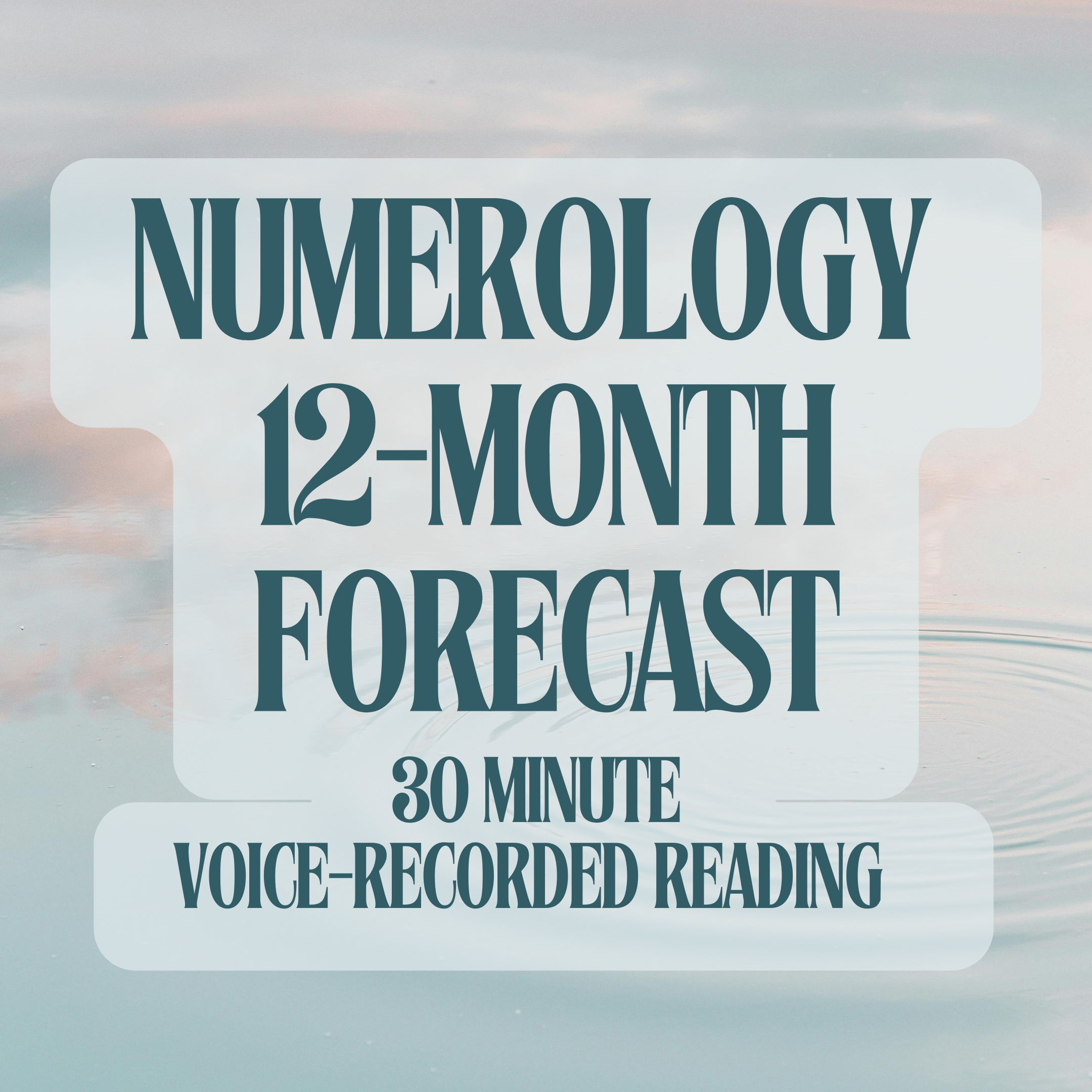 Numerology Personal Year Forecast Audio Reading