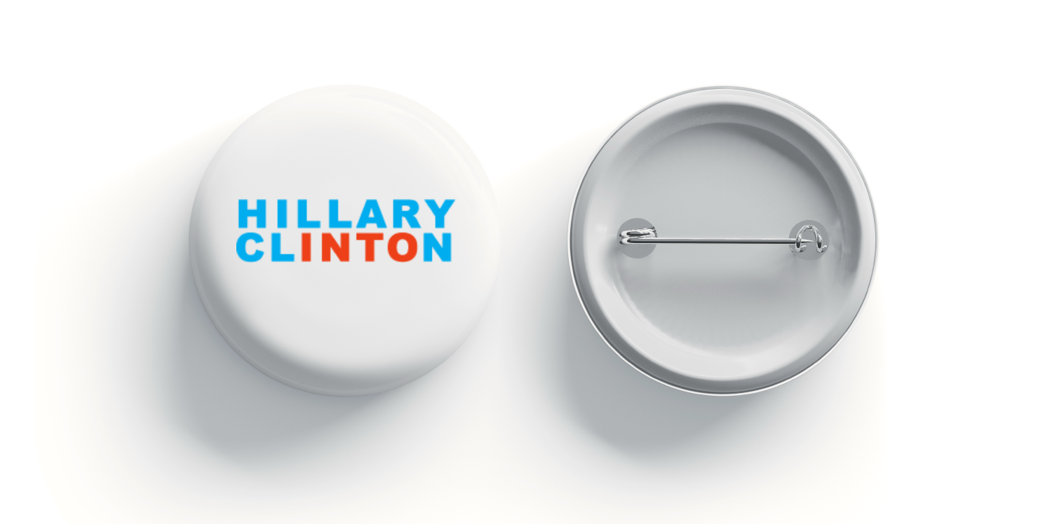 BRANDING COLLATERAL | PRESIDENTIAL DEMOCRATIC NOMINEE HILLARY CLINTON