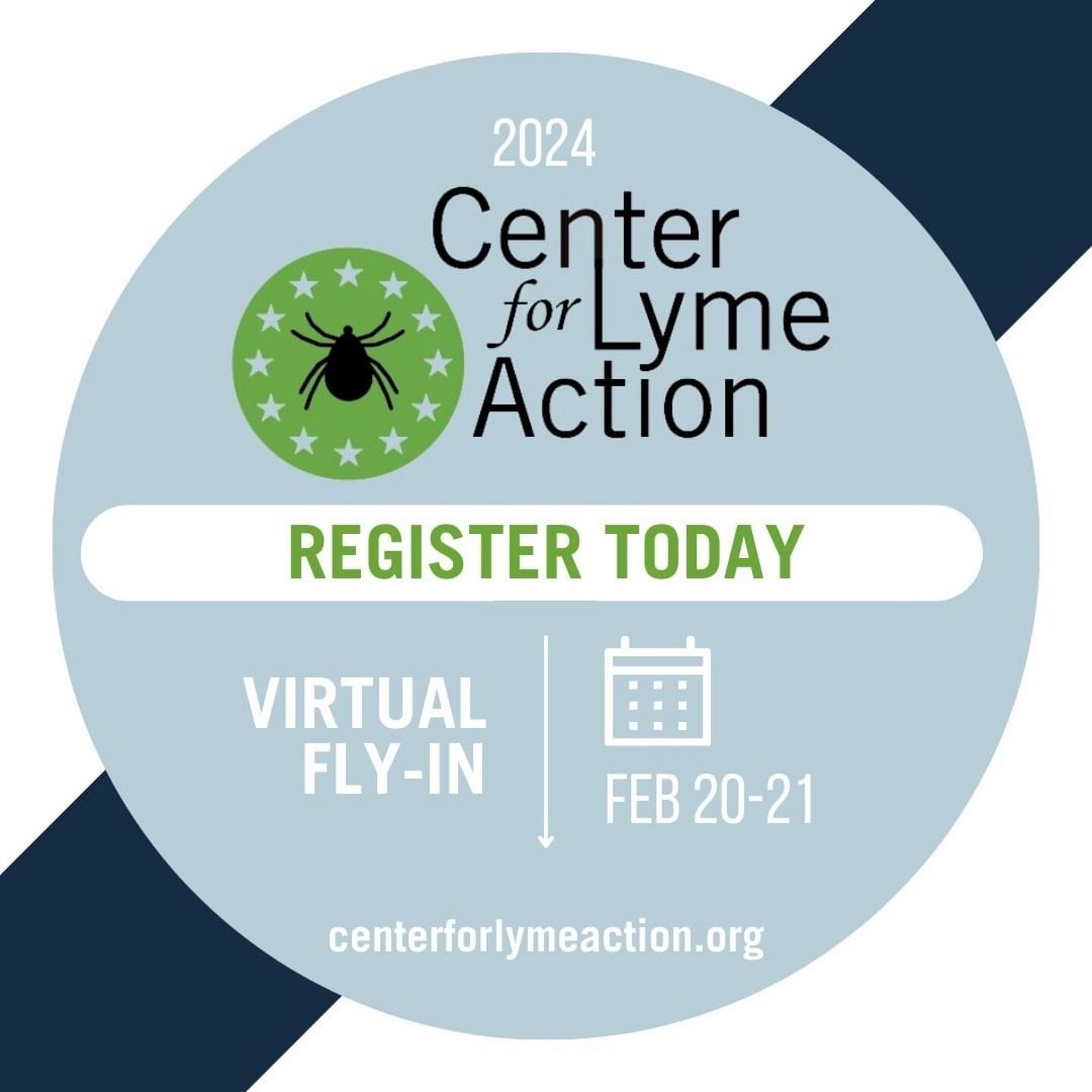 Sign up today to participate in a day of tick-borne disease advocacy with our friends at @centerforlymeaction1!

We&rsquo;re hosting a joint training for all registered advocates this Monday, February 12, to help you prepare for your meetings. 💙💪

