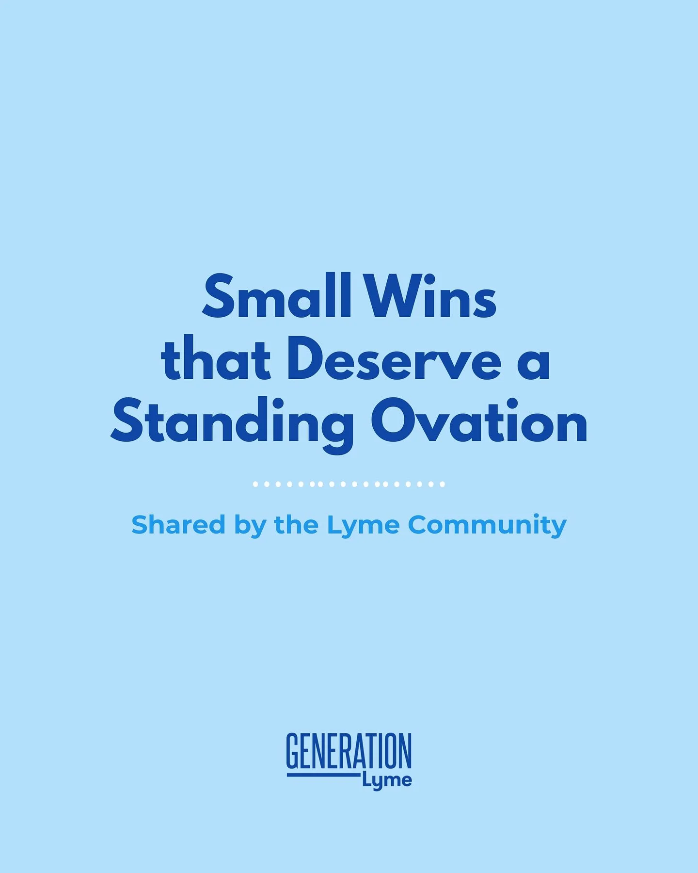 Around here, we celebrate EVERY win. 
Last week we asked you to share the little moments that made you feel proud, hopeful or just slightly more human and you did not disappoint. 
✨What’s one small win you’re proud of this week? Drop it