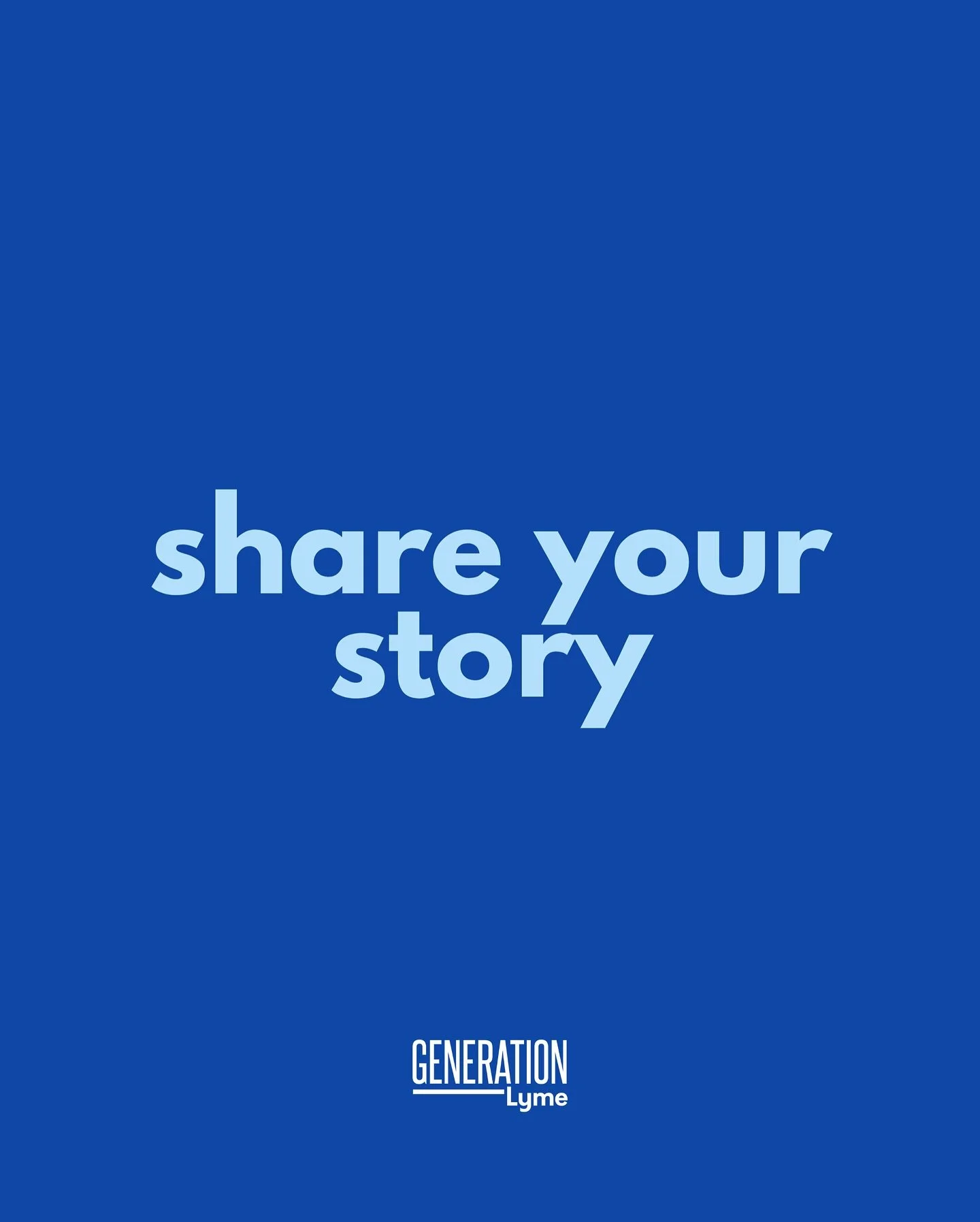 We welcome all types of stories, from a summary of your experience to a description of a single event. Your voice inspires and empowers others. We care about helping you share it. 
Comment below to get started 💙
#lyme #lymedisease #lymedis