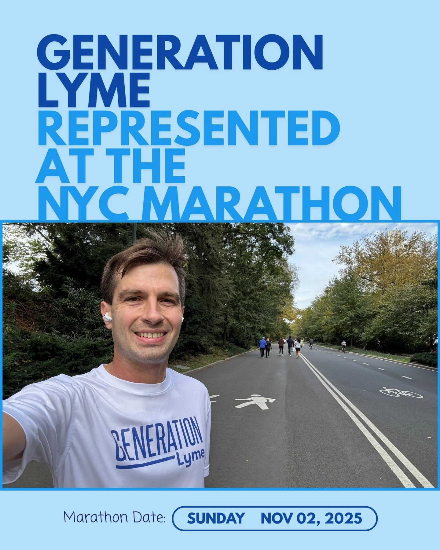 Check out Brooke’s custom race fit for the NYC Marathon! 🏃‍♂️ He’ll be running the TSC New York City Marathon, repping Gen Lyme in style.
This tee was made just for his big day, but don’t worry - we’ve got plenty of othe