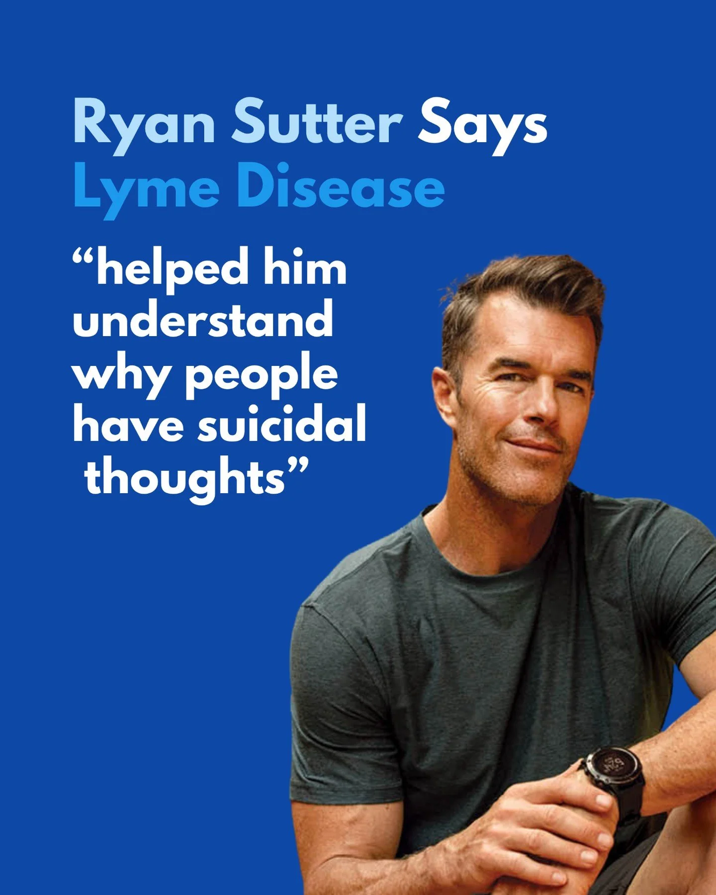Living with Lyme asks so much of a person, and Ryan Sutter&rsquo;s latest interview puts words to some of the hardest parts &mdash; the exhaustion, the mental toll, and the quiet fears so many in our community know too well.

His honesty is a reminde