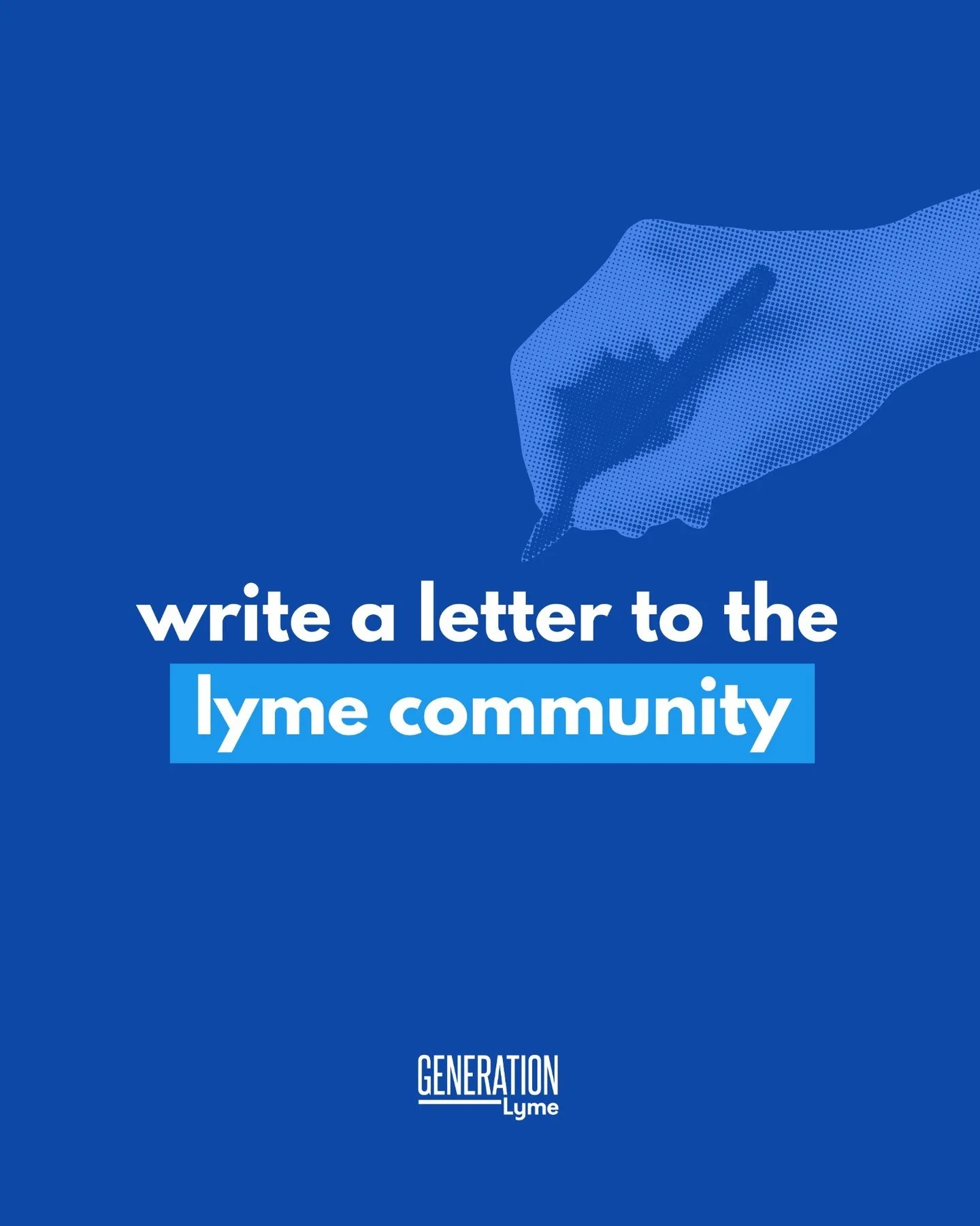 After the overwhelming response to our World Poetry Day call-in, we wanted to open the door even wider for your creativity to shine.

We&rsquo;re inviting you to write (type) a short letter or poem that reflects your experience living with Lyme. Some