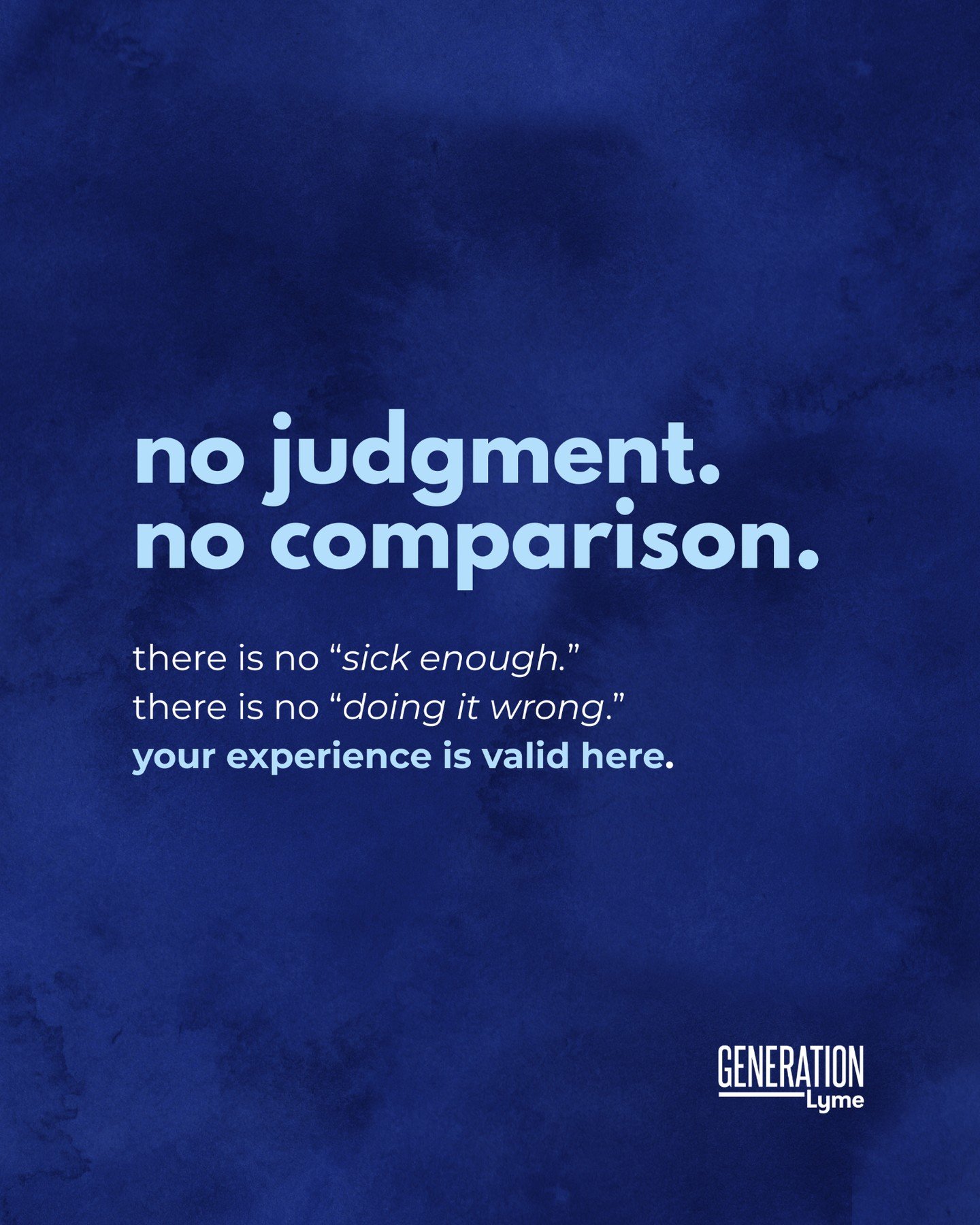 No ranking of symptoms.
No measuring who has it &ldquo;worse.&rdquo;
No rules for how you&rsquo;re supposed to cope.

If you&rsquo;re navigating Lyme in any form &mdash; that&rsquo;s enough. Your experience is real, and it belongs in this space.

Lea