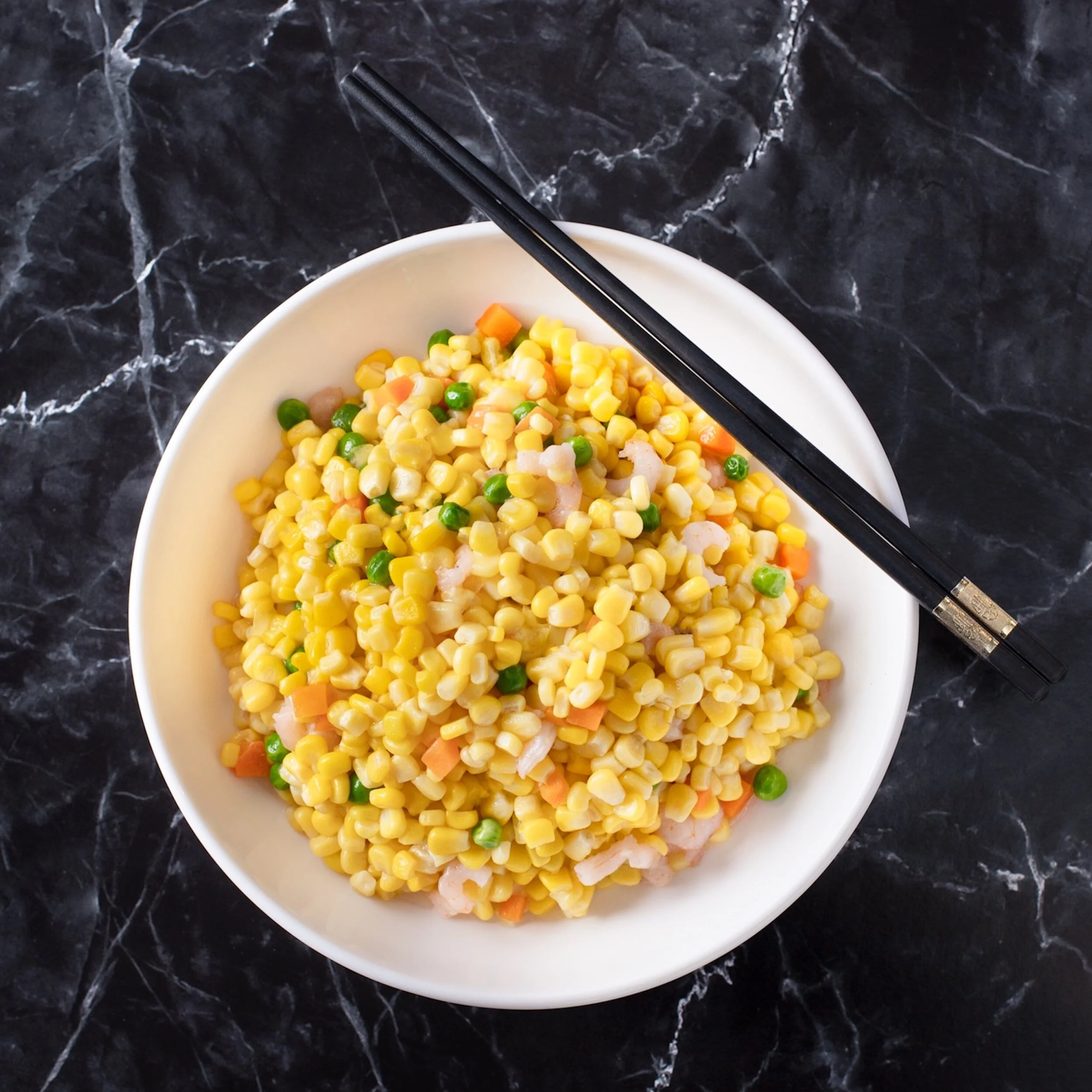 Golden corn kernels with shirmp.jpg