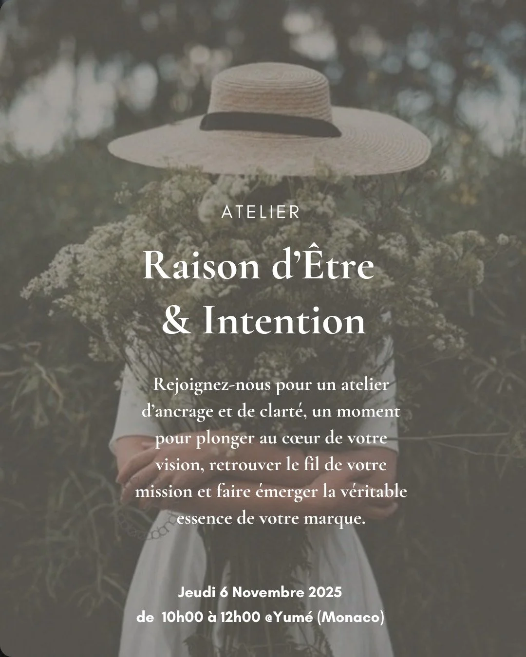 Et si votre marque retrouvait enfin sa v&eacute;rit&eacute; ?

Sous l&rsquo;&eacute;lan des Gardiennes du Printemps, le Workshop &quot;RAISON D'&Ecirc;TRE &amp; INTENTION&quot; signe un temps de clart&eacute; : une matin&eacute;e pour revisiter la ra