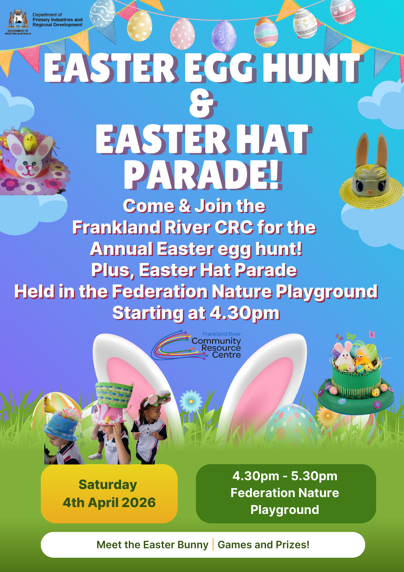 Easter Egg hunt & Easter Hat Parade