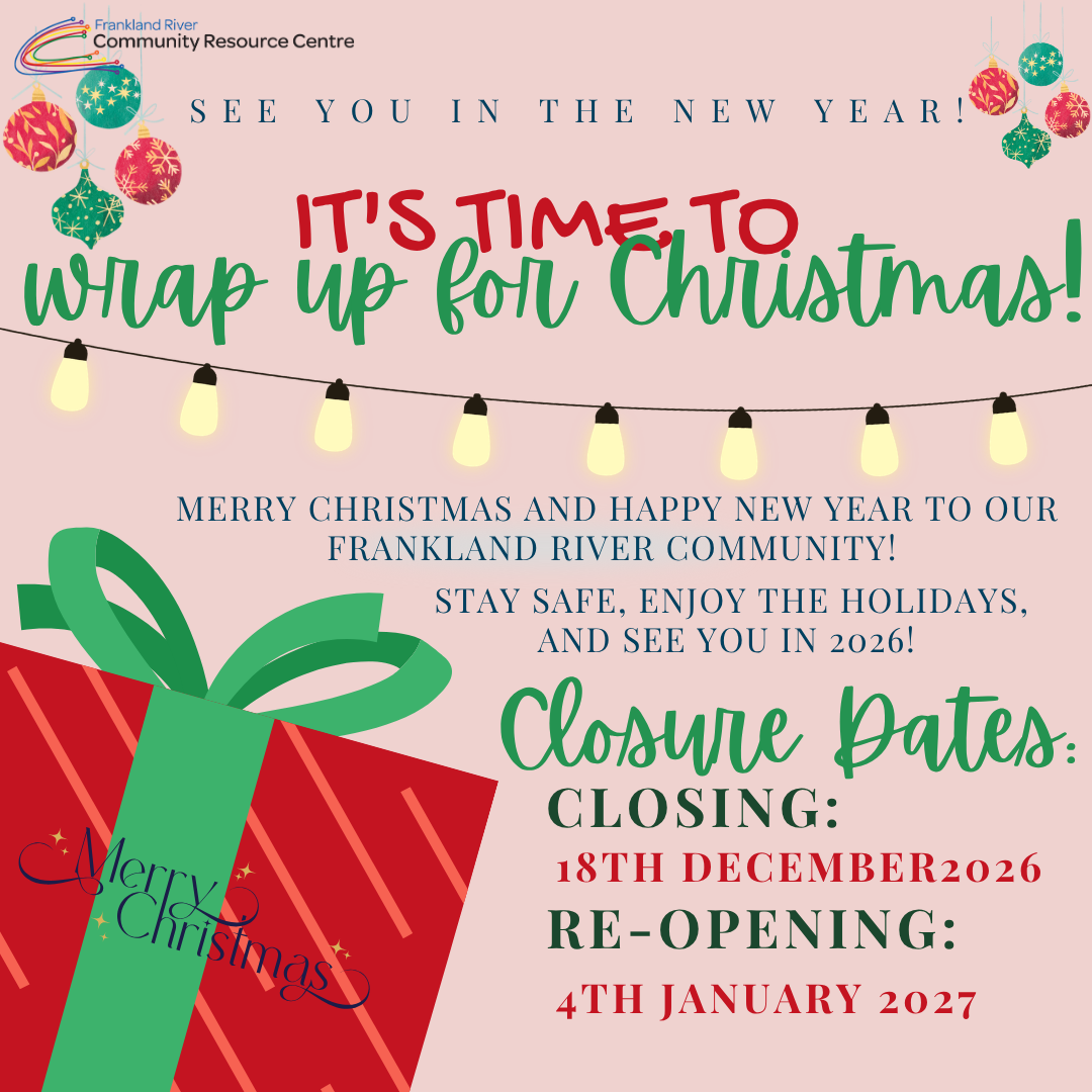Frankland River CRC   Christmas Hours