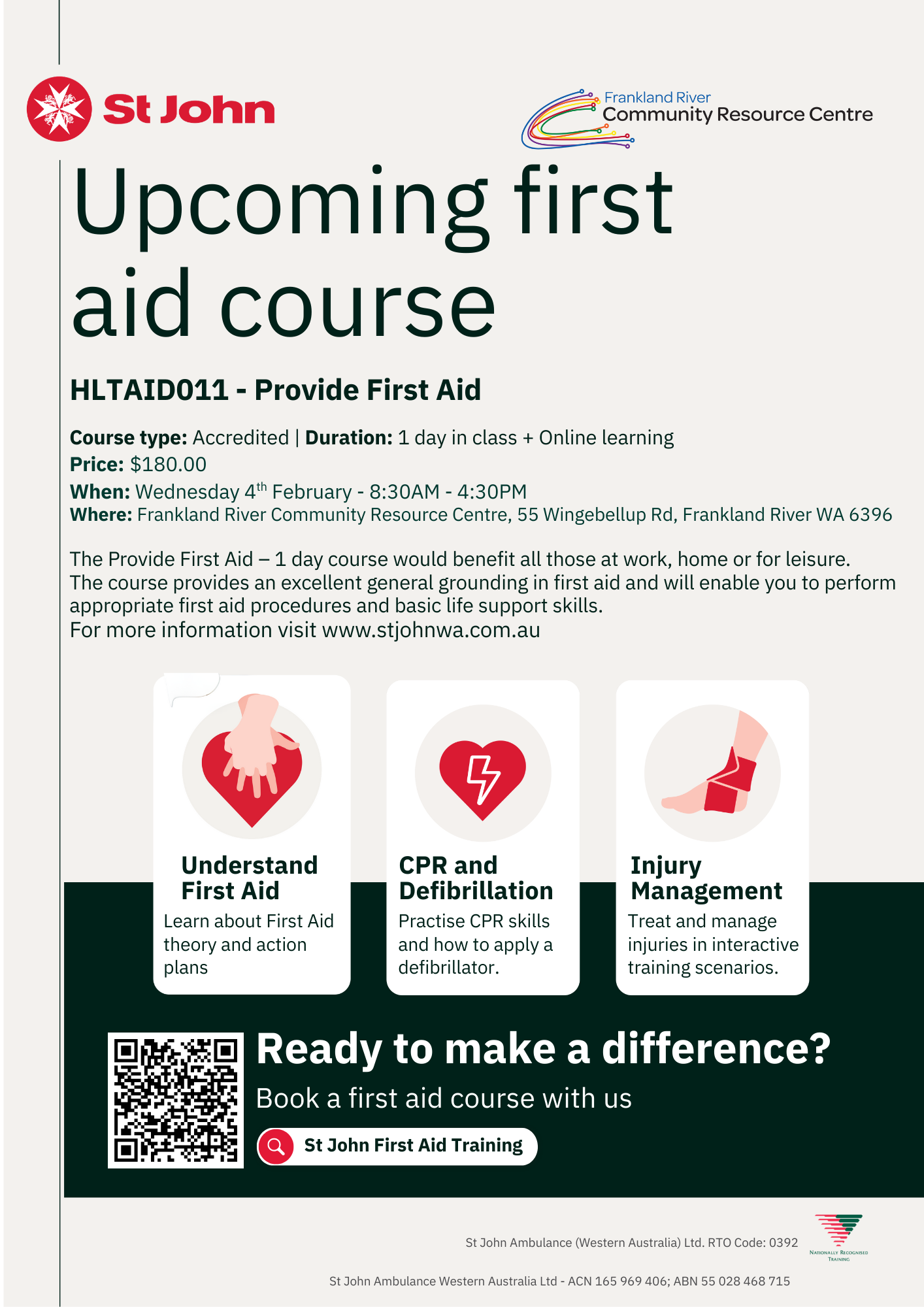 Provide First Aid Course