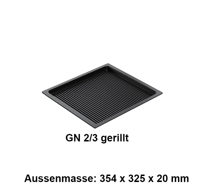 Josper Schale GN 2/3 - 20 gerillt