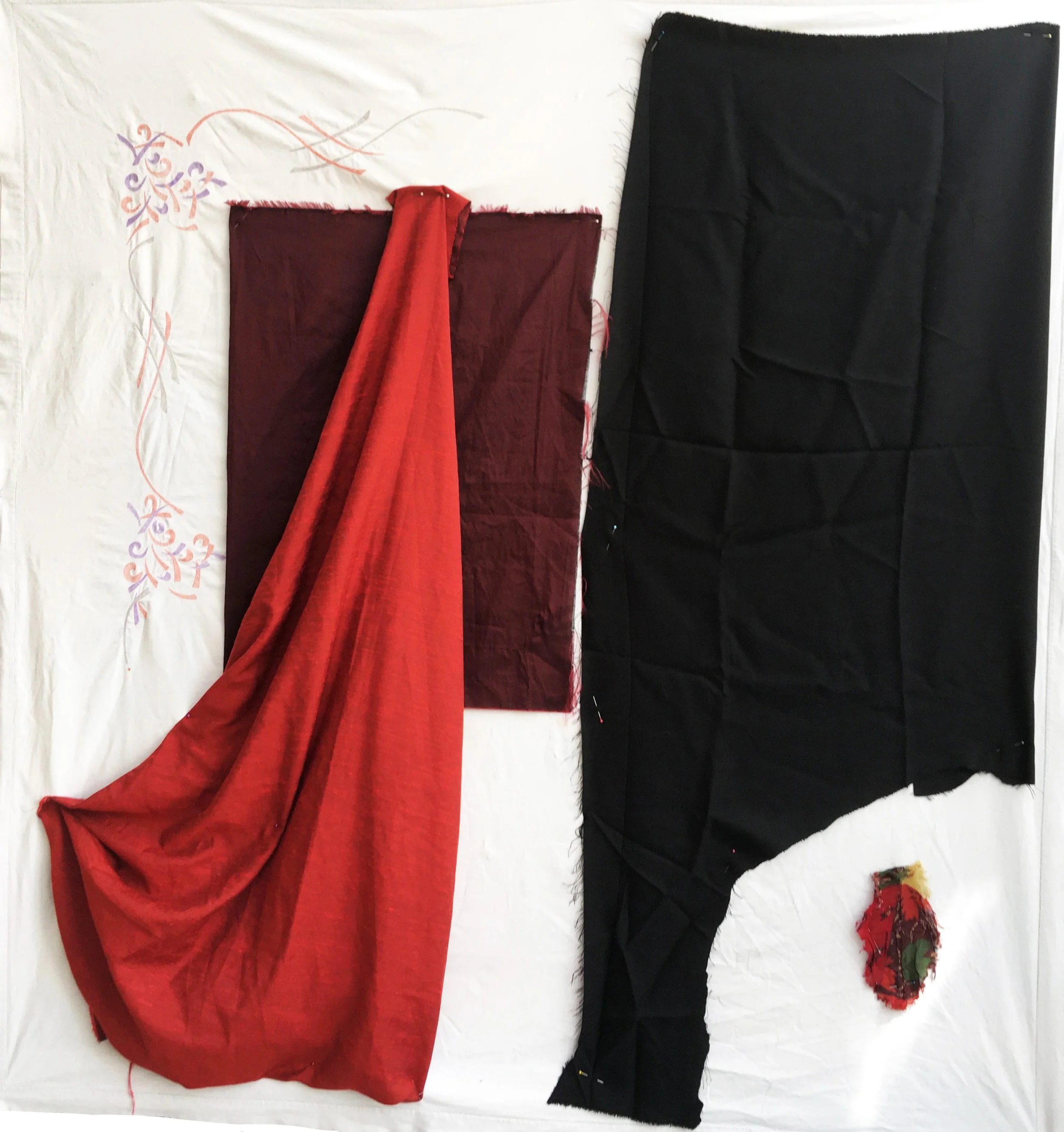 MAMÀ - 220 x 200 cm - various fabrics - 2020