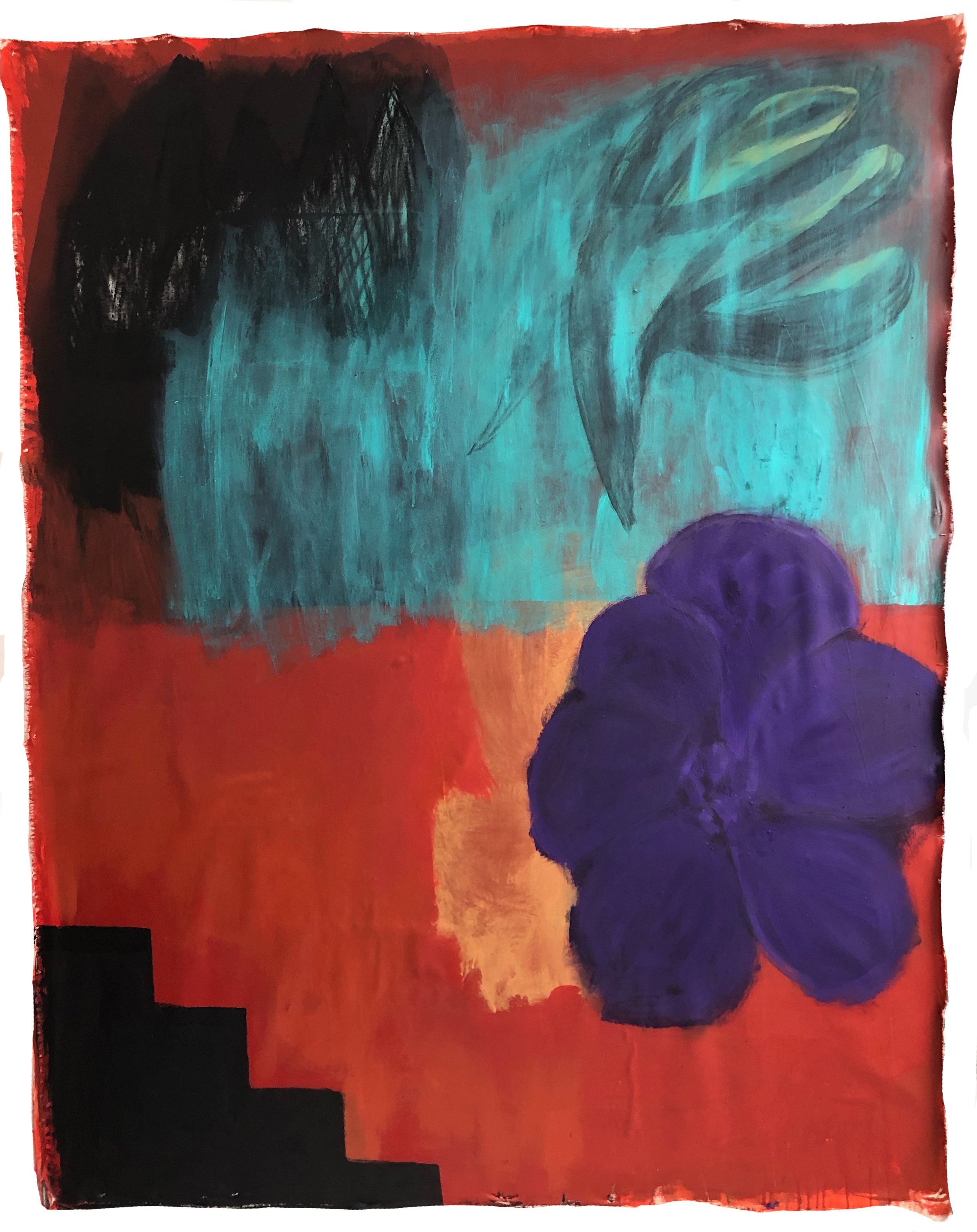 LE CHAR DE L"ENFER - 200 x 165 cm - acrylic on canvas - 2024