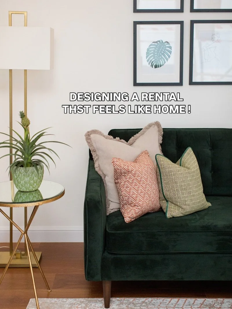 DESIGNING A RENTAL FLAT THAT FEELS LIKE HOME 
 &diams;︎ Make it colourful, textural, and uniquely you, even on a budget.

&diams;︎ Add Colour thoughtfully, you don&rsquo;t need to paint walls to bring colour in. 
&diams;︎ Try bold cushions, artwork, 