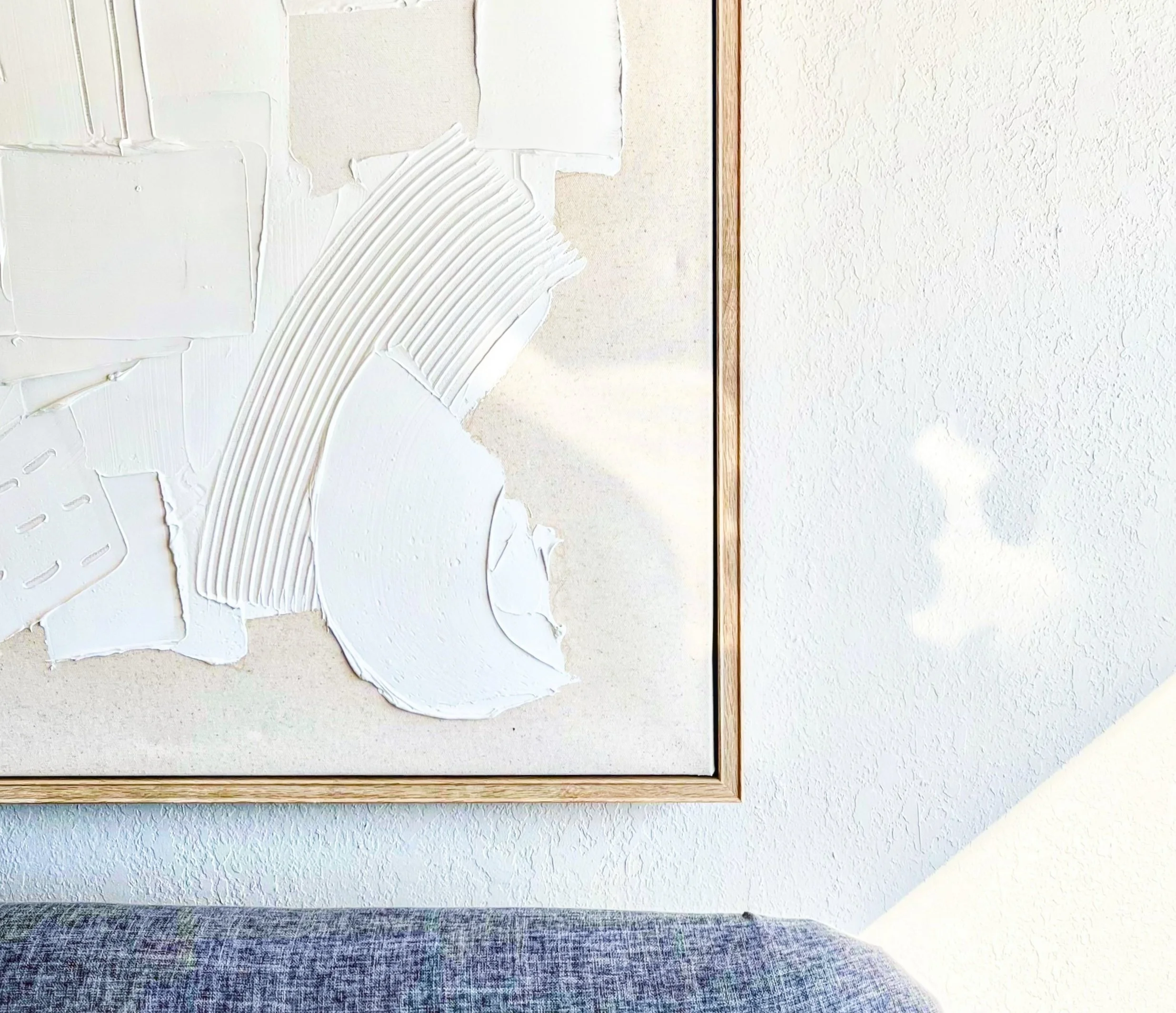 Abstract artwork in Andrew Wilton LCSW's psychotherapy office in Western New York near Buffalo.