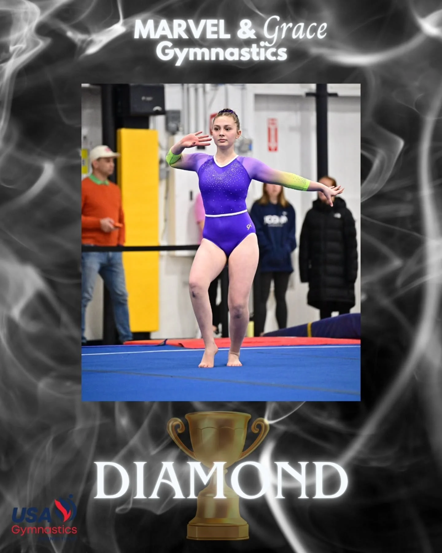 State Championship Friday! 💎

Good luck to our Xcel Diamond Zoey as she kicks off our State Championship weekend today. All the hours spent perfecting every routine lead to this moment and we are so proud of the work you've put in this season. Now g
