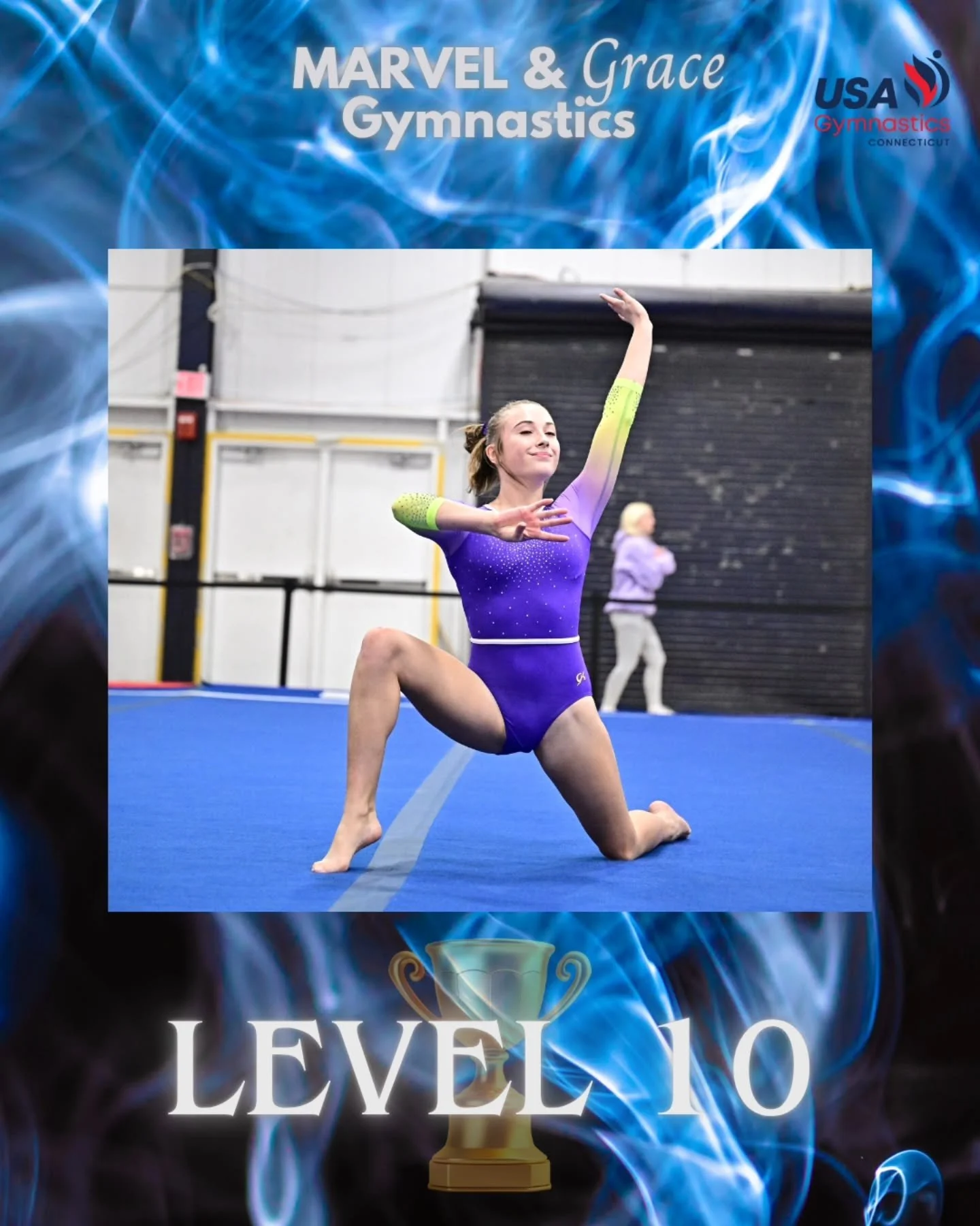 Level 10 Spotlight! 🥇

Sending a huge Good Luck to Cali at the State Championships today. Reaching this milestone takes incredible grit and heart and the entire M&amp;G family is rooting for a strong finish. You have the talent and the dedication, n