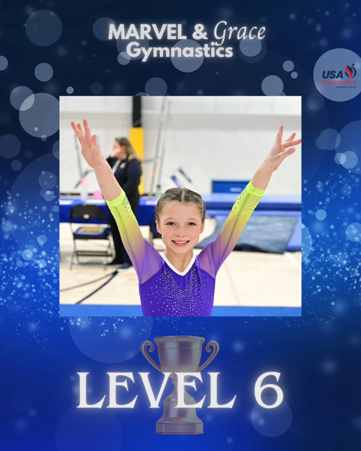 Level 6 Finale! 🤸&zwj;♀️

Good luck to Kinsley as she closes out a massive State weekend for Marvel &amp; Grace. It has been a season of amazing progress and hard earned skills and we are so proud of how far she has come. Finish the weekend strong K