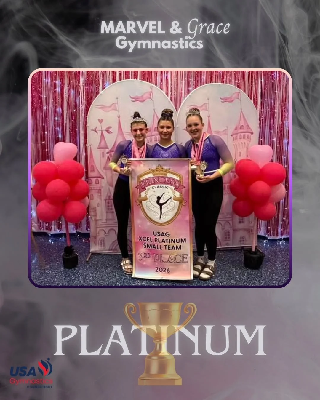 Good luck to our Xcel Platinum team competing at States this weekend. We are so proud of all your hard work this season. 💙🤸&zwj;♀️✨

Nella kicks things off Friday evening, followed by Brooke and Megan on Saturday morning.

Go out there, have fun, a