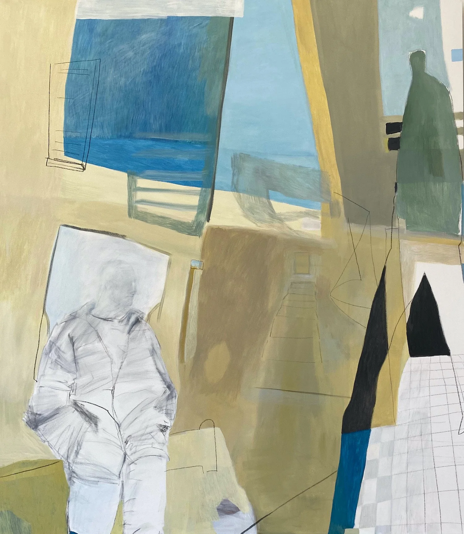 Balance, 2026, mixed media on stretched canvas, 1300 x 1500, Available at artist,s studio,
R42 000