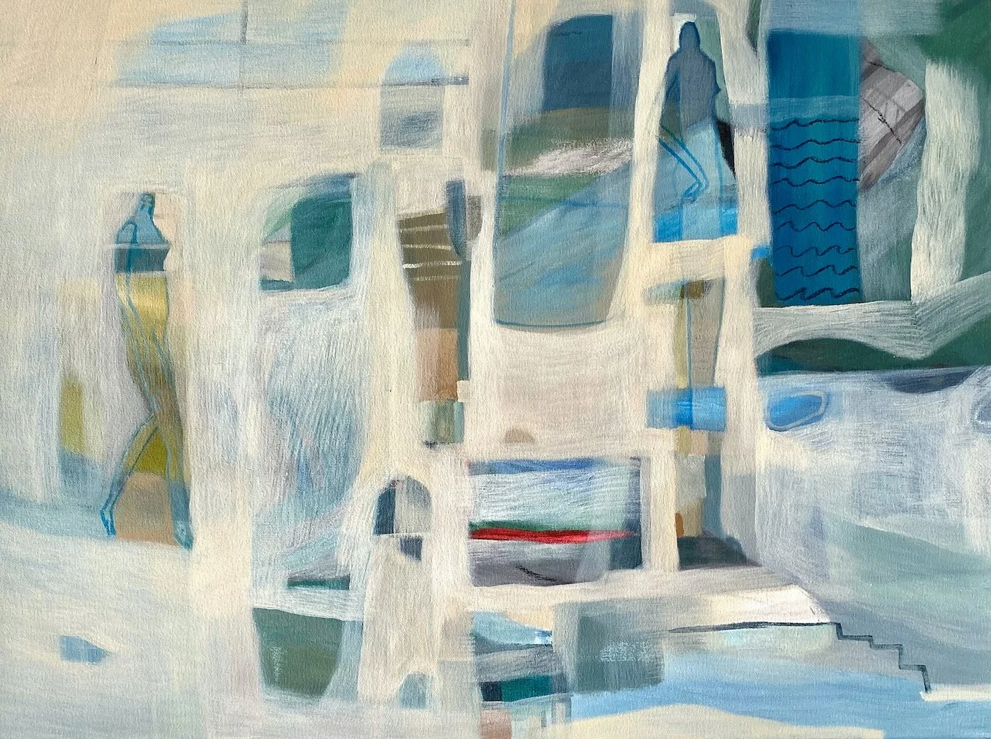 Untitled 2026, Mixed media on stretched canvas, 800 x 600, available at artist's studio, R20 000