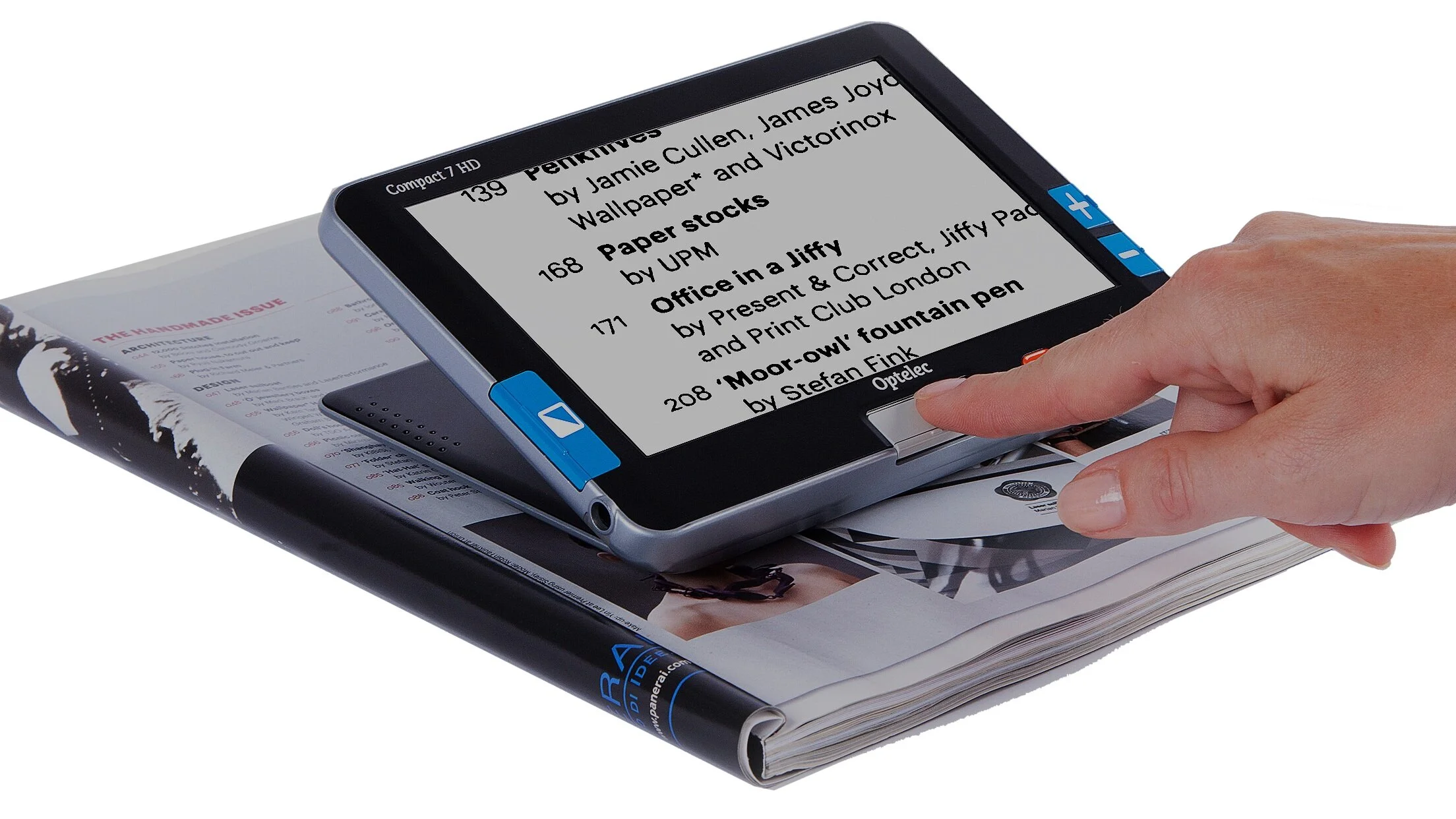 Text To Speech — Electronic magnifiers for macular degeneration — Low