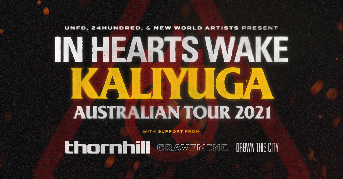 In Hearts Wake announce Kaliyuga Australian Tour for March 2021
