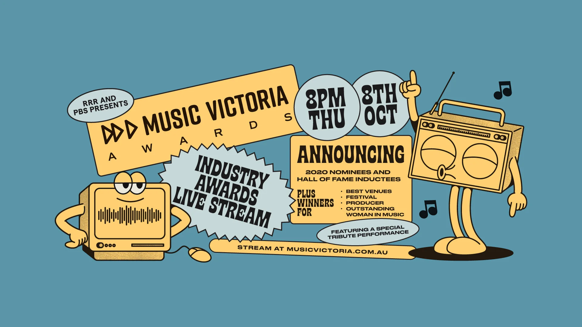 Music Victoria announce first ever Live Streamed Industry Awards