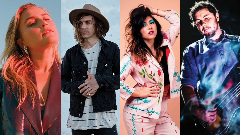 L-R:&nbsp;Jack River, Nathan Cavaleri, Ella Hooper, Brendan Love