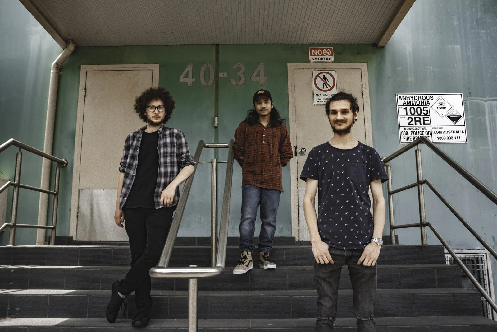 Photo credit: Tara Campbell.  From left to right: Chris Modderno, Tomas Somera, and Martin Antencio.