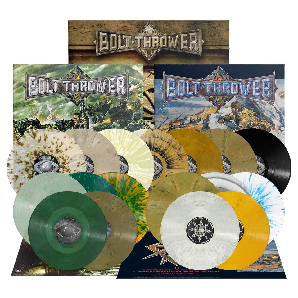 BOLT THROWER 'Mercenary', 'Honour Valour Pride' and 'Those Once Loyal' LP re-issues now available via Metal Blade Records