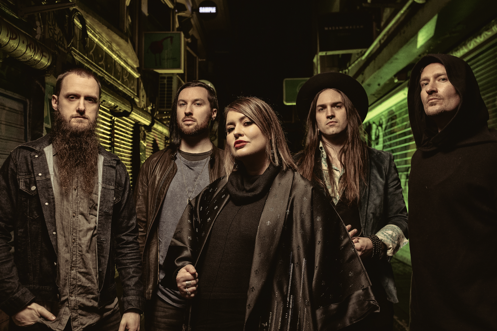 Left to Right - Chris Cameron, Jason Grondman, Morgan-Leigh Brown , Brandon Valentine, Dave Van Pelt. Photo credit - Andrew Basso - Electrum Photography