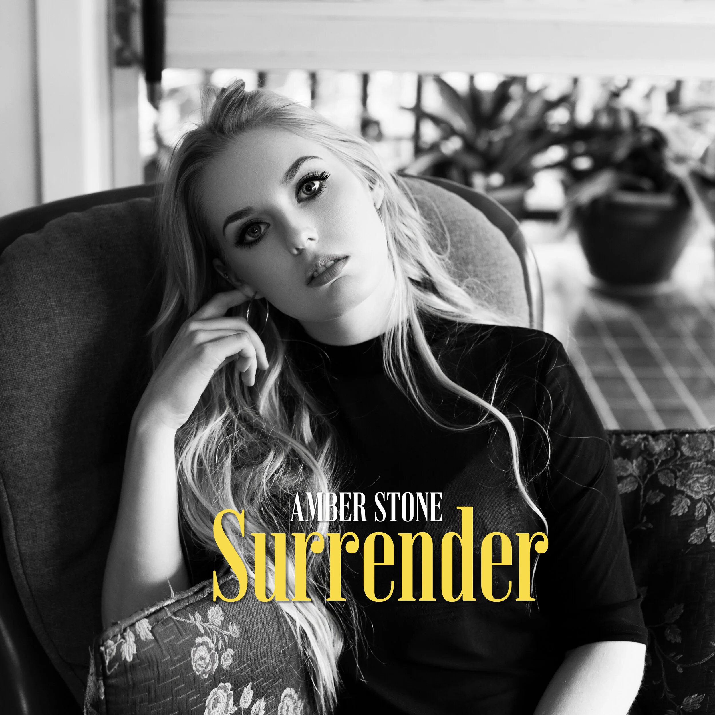 Amber Stone releases Hollywood inspired lyric video for brooding pop release "Surrender"