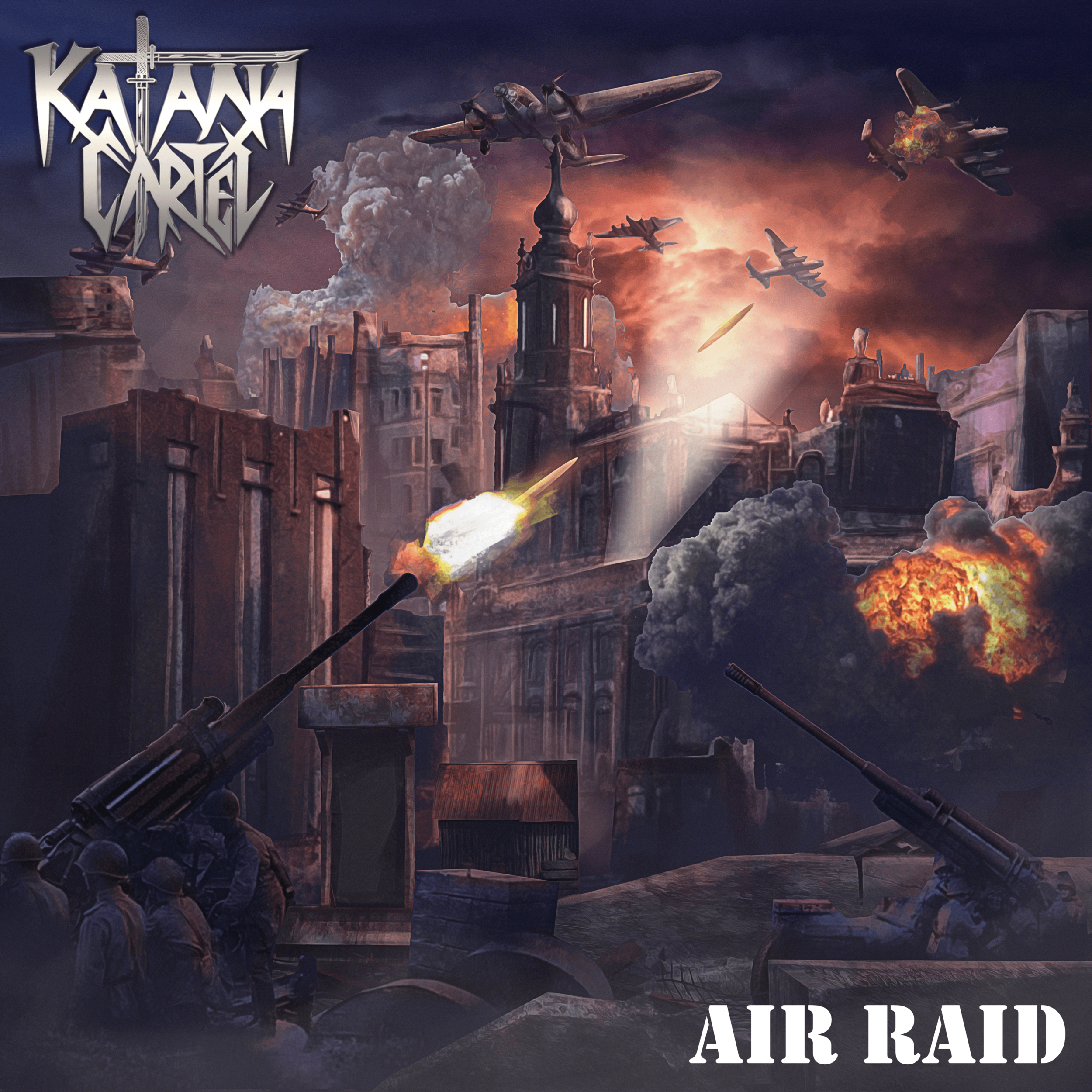KATANA CARTEL release of their Powerful new single 'Air Raid'