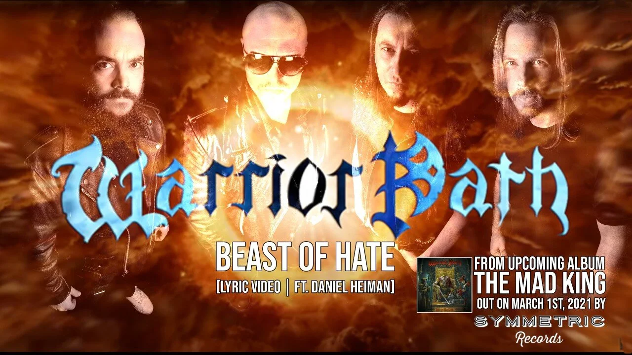 WARRIOR PATH “Beast Of Hate” new Lyric Video ft. Daniel Heiman