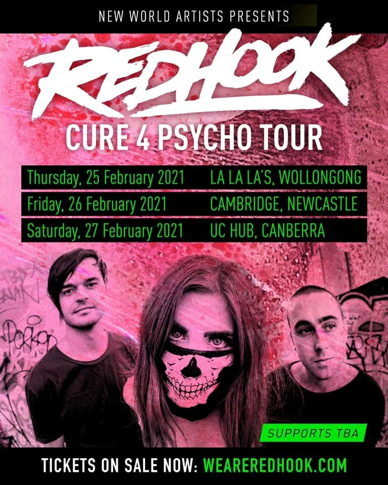 RedHook - Cure 4 Psycho Tour at The Cambridge Newcastle w/ Reliqa + Linear