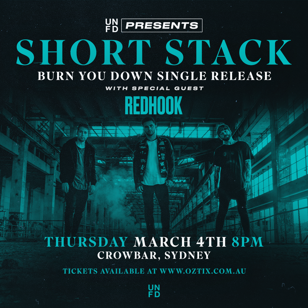 SHORT STACK 2021 AUSTRALIAN HEADLINE TOUR w/ special guests Between You &amp; Me  LIMITED TICKETS ON SALE NOW  Thursday April 1 – Fiction Club, Canberra (18+) Saturday April 3 – The Cambridge, Newcastle (18+) Thursday April 8 – The Gov, Adelaide (Li…