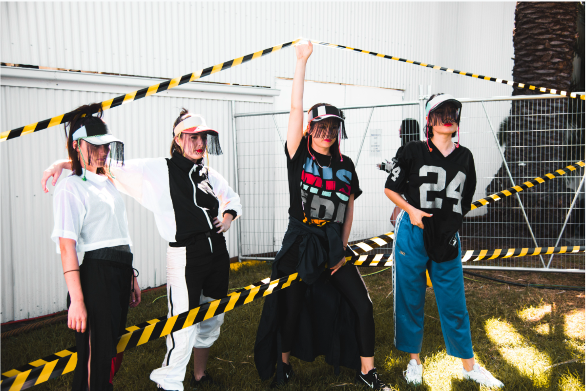 Photo credit: Jack Pyper"These songs are filled with spirited vocal chants and rousing percussive synths, with a bold pitch-shifted vocal surfacing every now and again—they’re perfect for the club or a bustling street corner. Utilizing both absurd h…