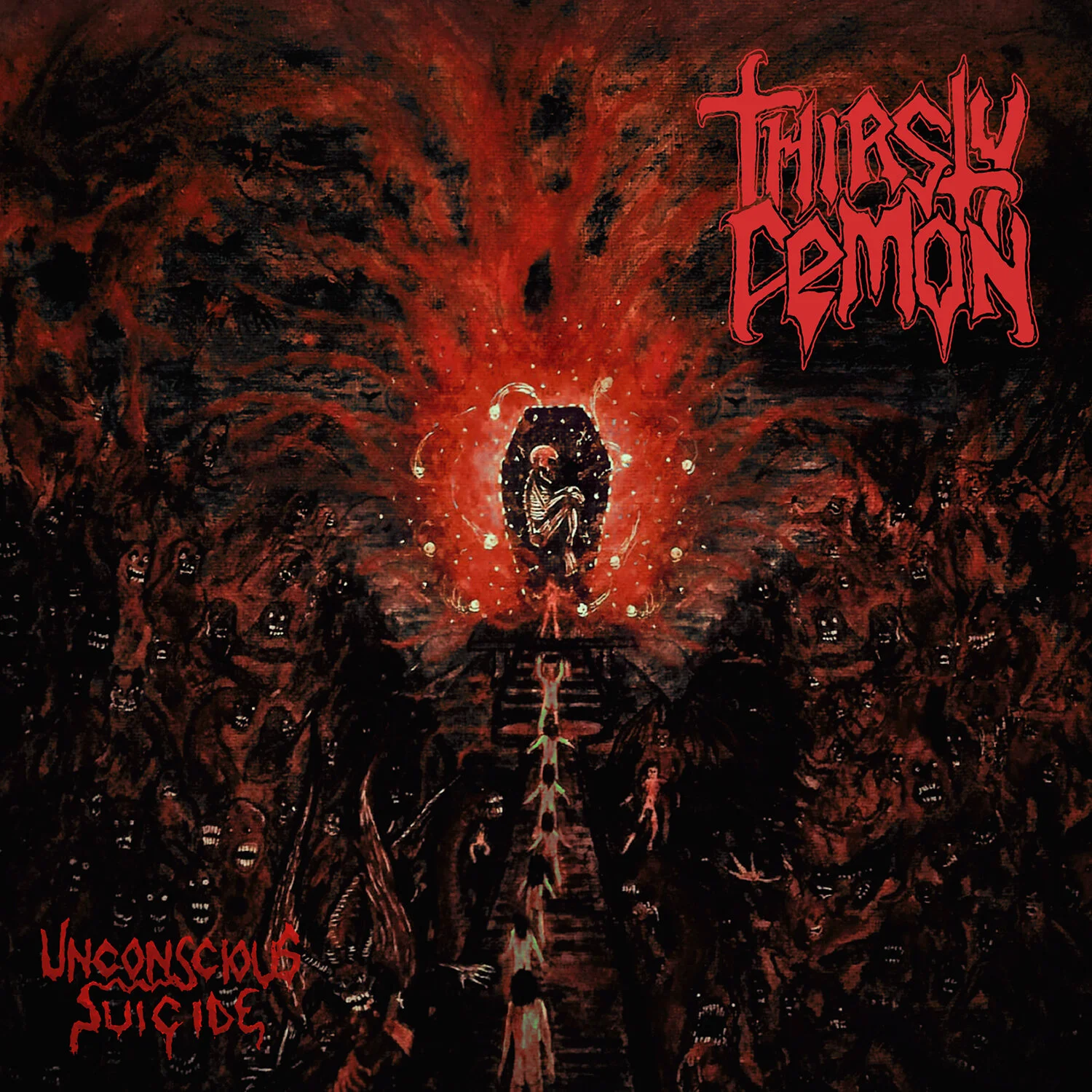 Chilean Death Thrash Metal Wrecking Machine Thirsty Demon Drop Unconscious Suicide on April 24th