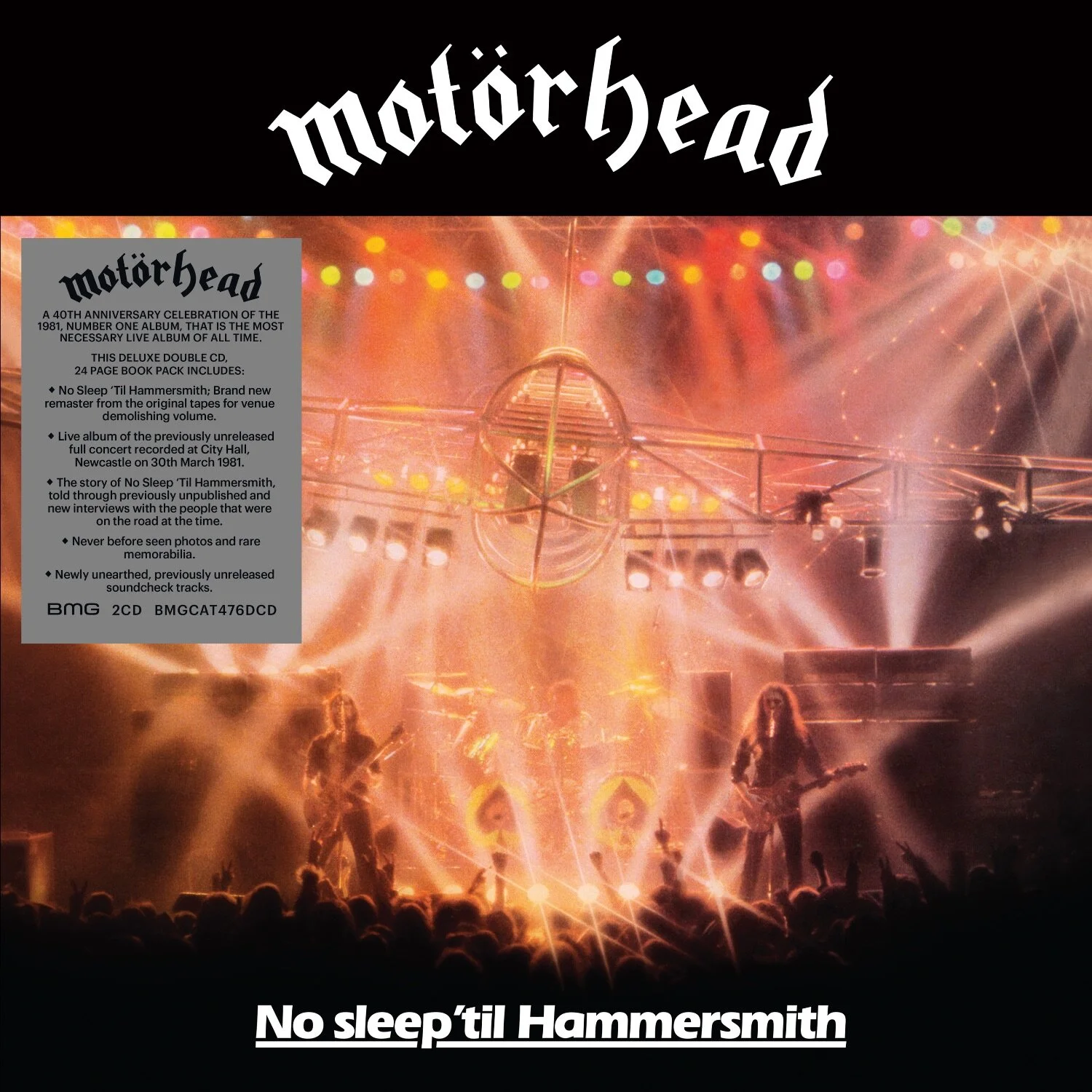 Motorhead “No Sleep ‘Til Hammersmith” Gets Anniversary Expansion Out June 25th!