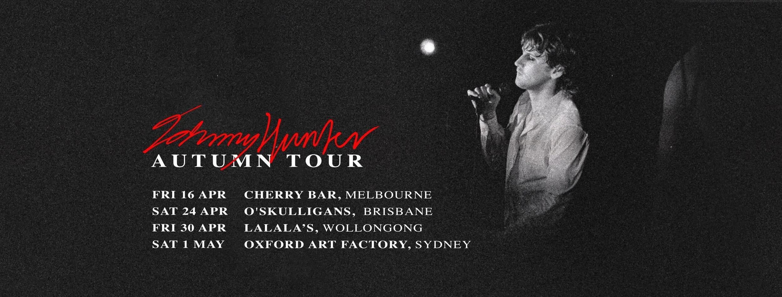 Johnny Hunter with Array at Oxford Art Factory 1st May 2021