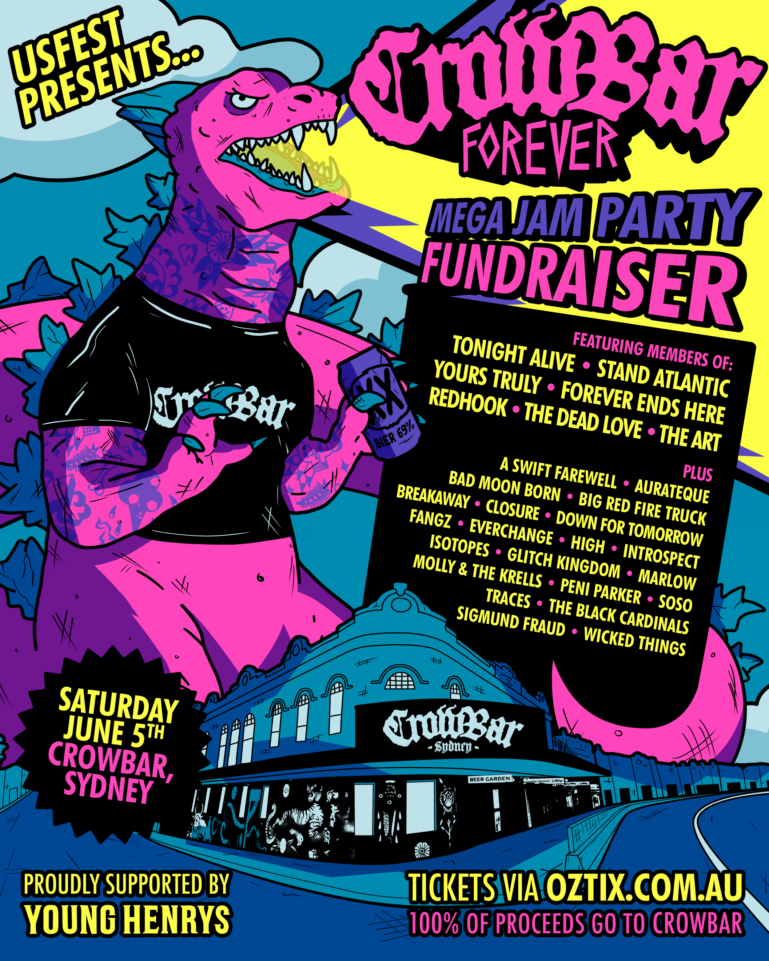 Crowbar Forever - Mega Jam Party Fundraiser — RAWING IN THE PIT MEDIA