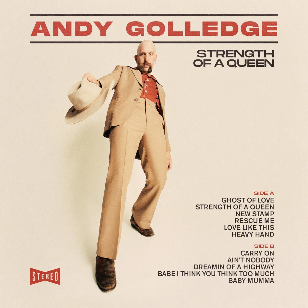 Andy Golledge Announces Debut Album 'Strength Of A Queen' Out Fri 4 Mar + Shares New Single &amp; Video 'Rescue Me'