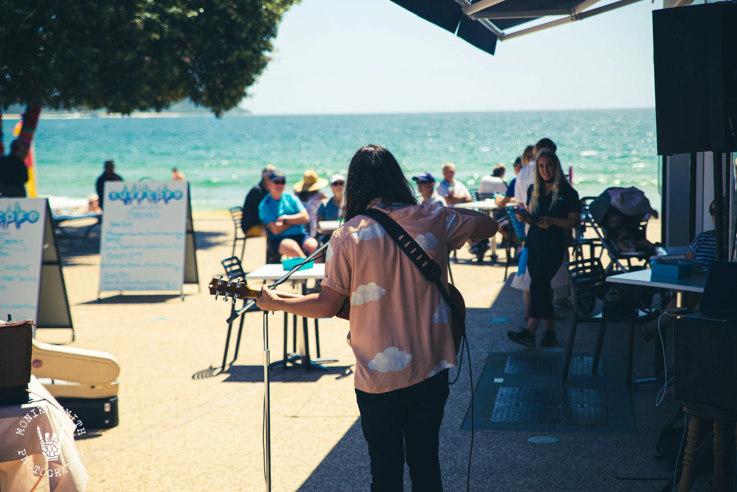 Joe Mungovan with Mark Crotti at Terrigal Surf Café 18th November 2021