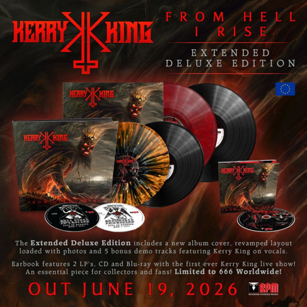 KERRY KING Announces FROM HELL I RISE