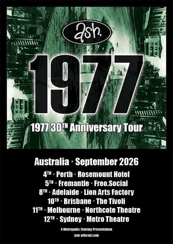 ASH Announce ''1977 30th Anniversary'' Australian Tour