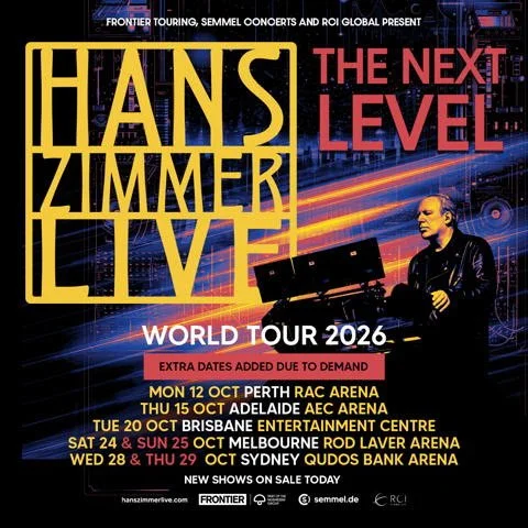 HANS ZIMMER LIVE – THE NEXT LEVEL ​WORLD TOUR 2026