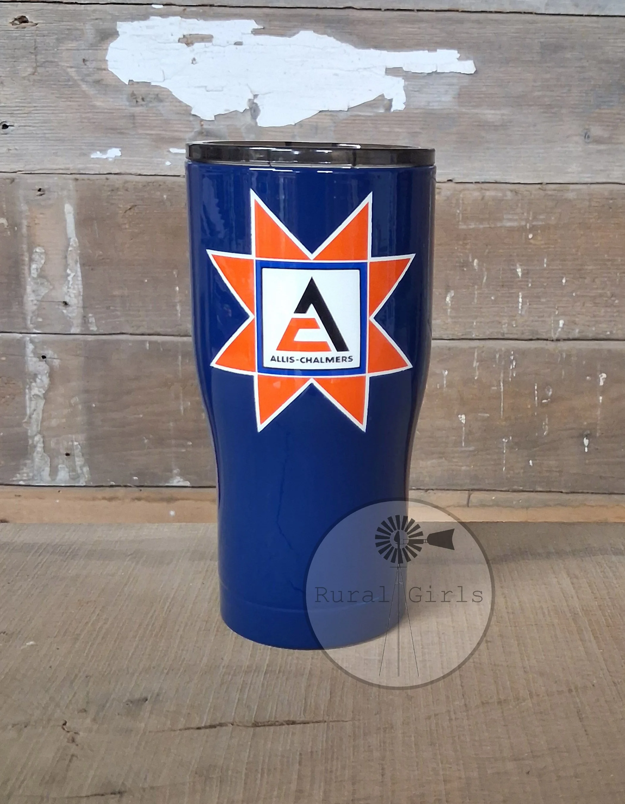 20oz Allis Chalmers Square Logo Barn Quilt