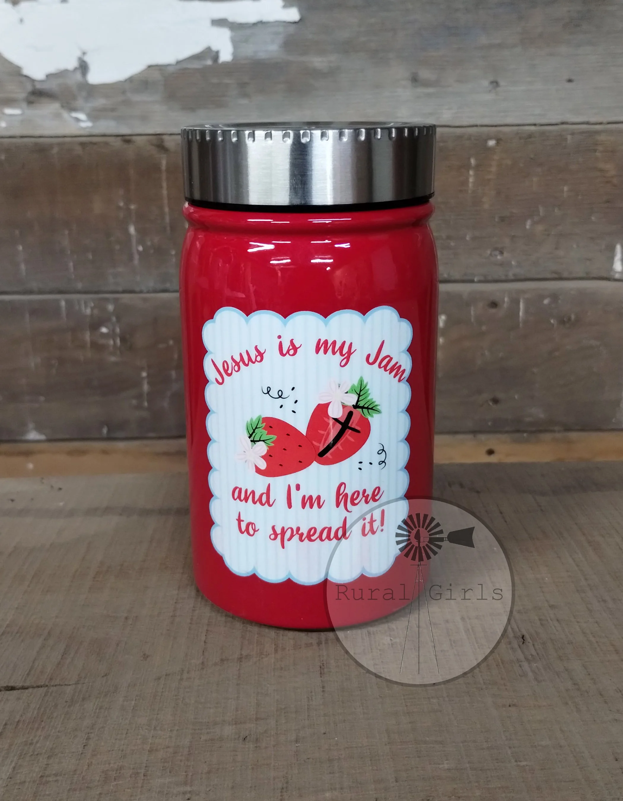 16oz Jar - "Jesus Is My Jam"